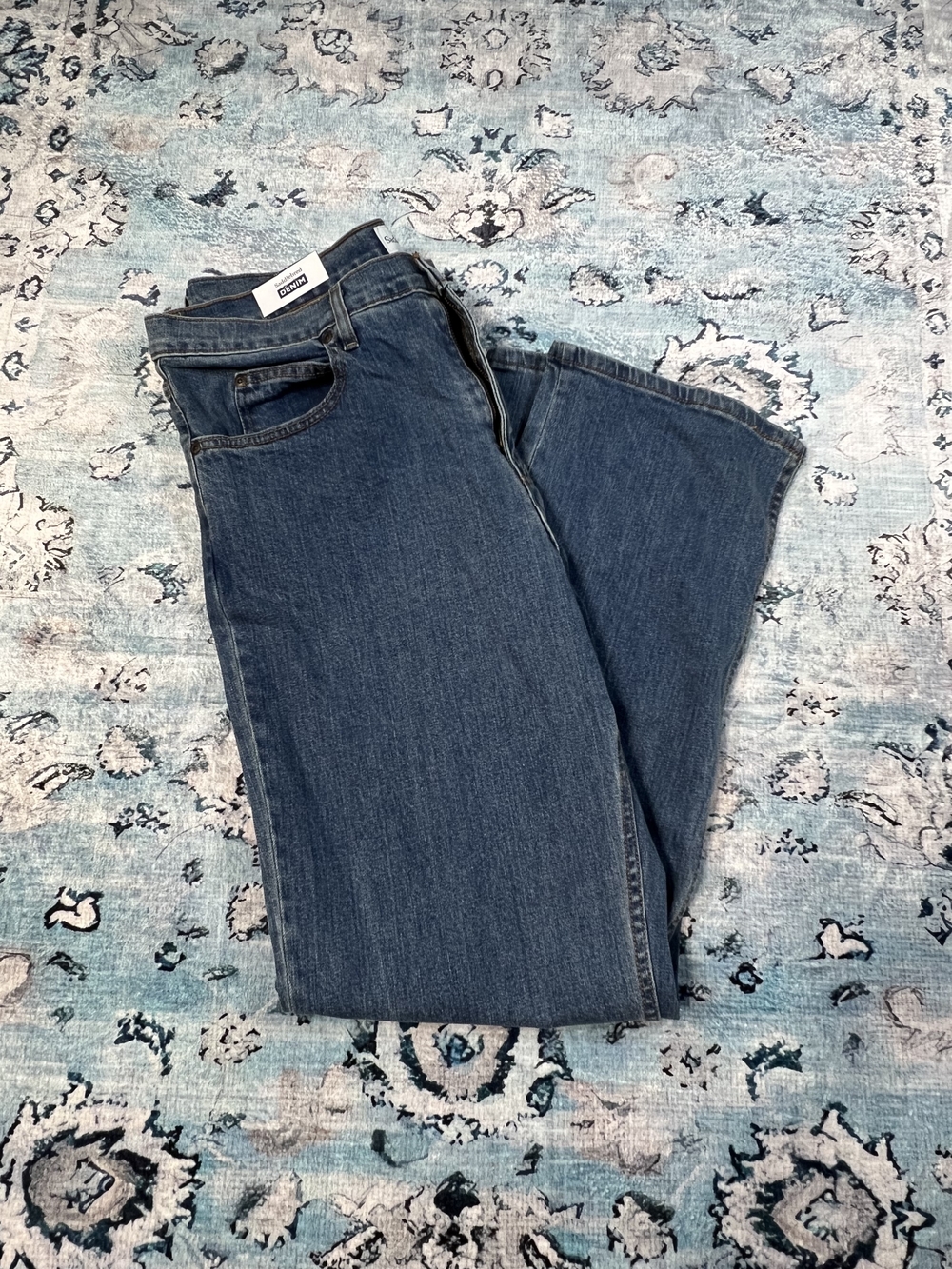 Saddlebred Mens Relaxed Fit Comfort Flex Jeans Medium Stonewash‎ 36x32 N9800